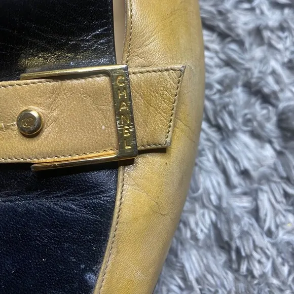 Vintage Chanel Loafers Flats Shoes