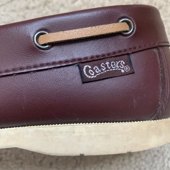 Vintage Coaster’s Leather Deck Boat Shoes Loafers