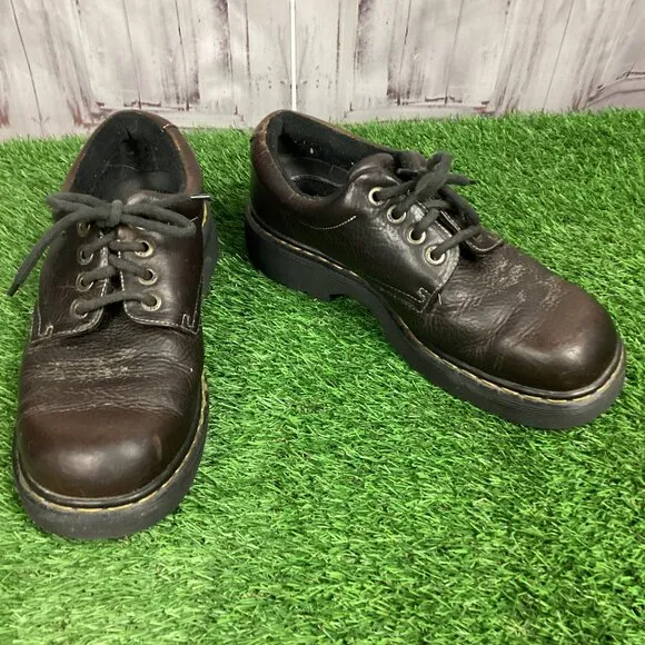 Vintage Dr. Martens Brown Leather Shoes England