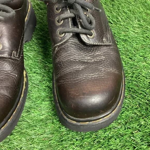 Vintage Dr. Martens Brown Leather Shoes England
