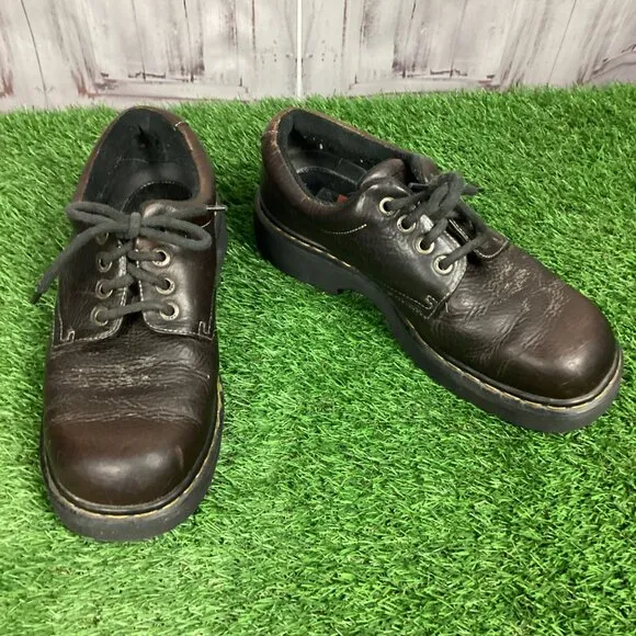 Vintage Dr. Martens Brown Leather Shoes England