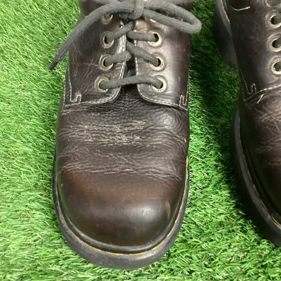 Vintage Dr. Martens Brown Leather Shoes England