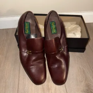 Vintage Florsheim Royal Imperial Mens size 11 Brown Leather Dress Shoes‎ Loafers
