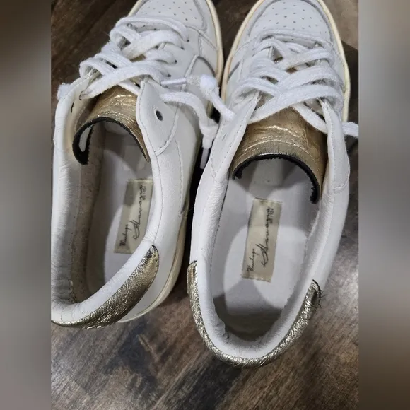 Vintage Havana Reflex White Leather Star Sneakers