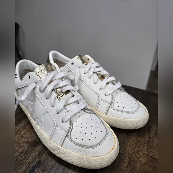 Vintage Havana Reflex White Leather Star Sneakers