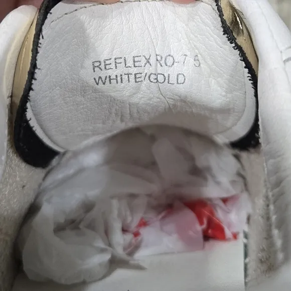 Vintage Havana Reflex White Leather Star Sneakers