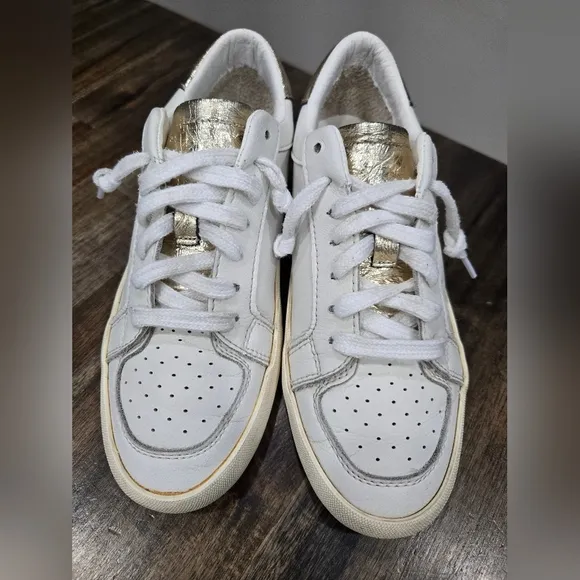 Vintage Havana Reflex White Leather Star Sneakers