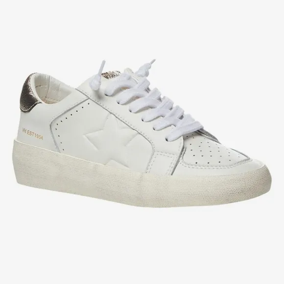 Vintage Havana Reflex White Leather Star Sneakers