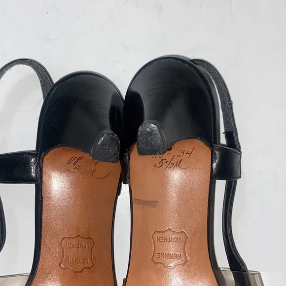 Vintage Lloyd Gotchy Reno Nevada Leather Women Heels Shoes Size 5.5 M