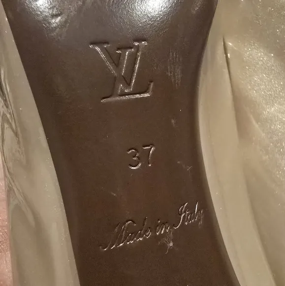 Vintage Louis Vuitton platform shoes.
