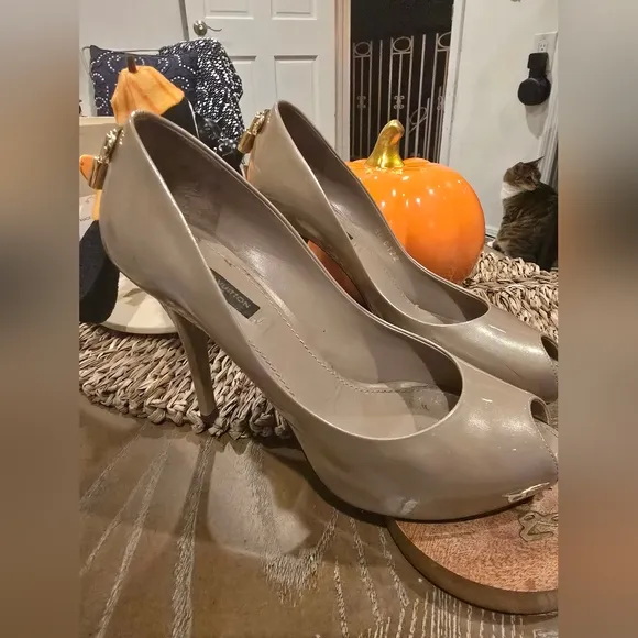 Vintage Louis Vuitton platform shoes.