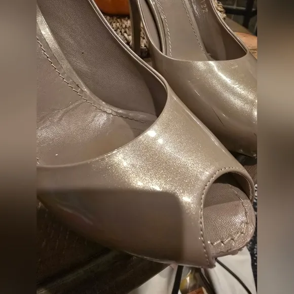 Vintage Louis Vuitton platform shoes.