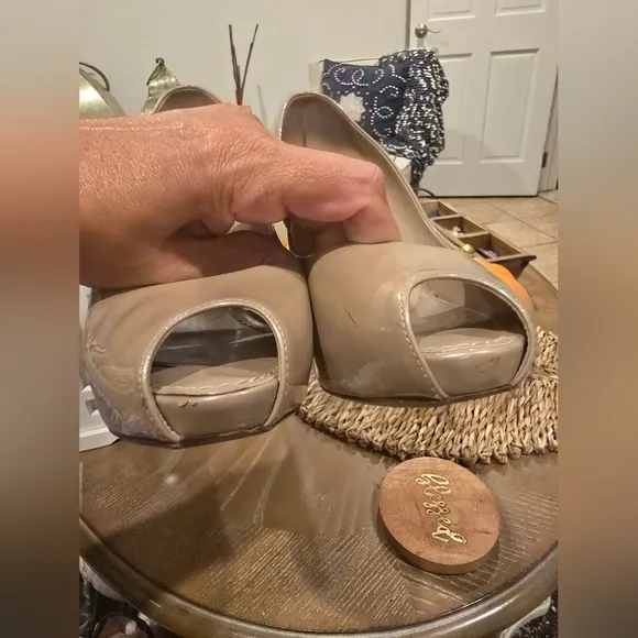 Vintage Louis Vuitton platform shoes.