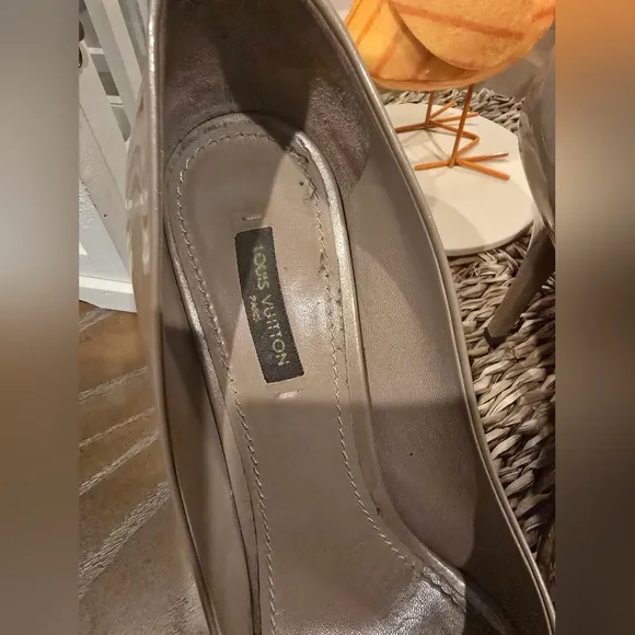 Vintage Louis Vuitton platform shoes.