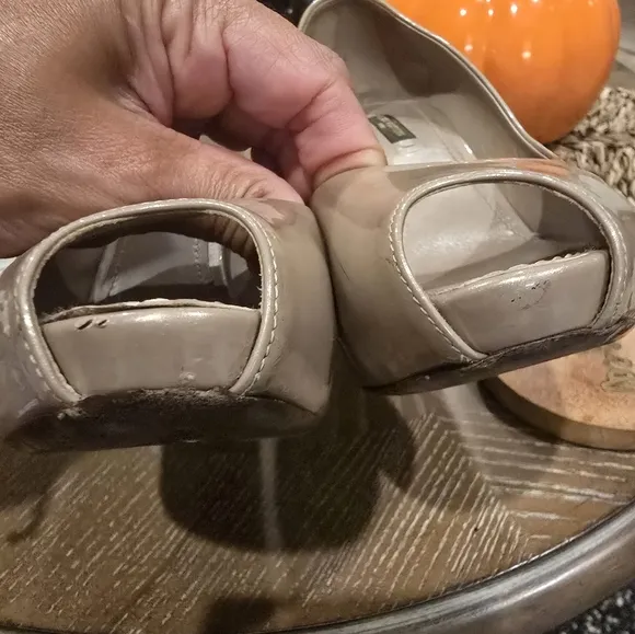 Vintage Louis Vuitton platform shoes.