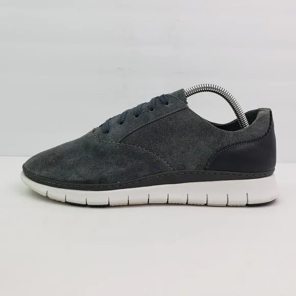 Vionic 355 Taylor Womens Size 11 Wide Grey Suede Casual Comfort Sneaker Shoes
