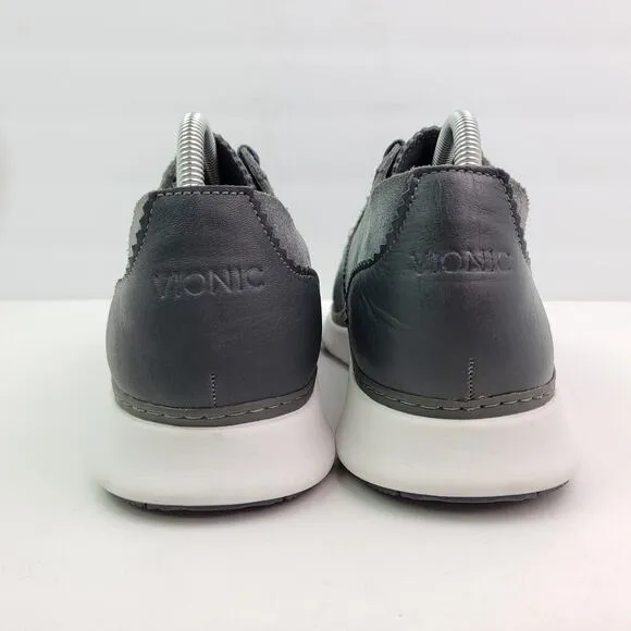 Vionic 355 Taylor Womens Size 11 Wide Grey Suede Casual Comfort Sneaker Shoes