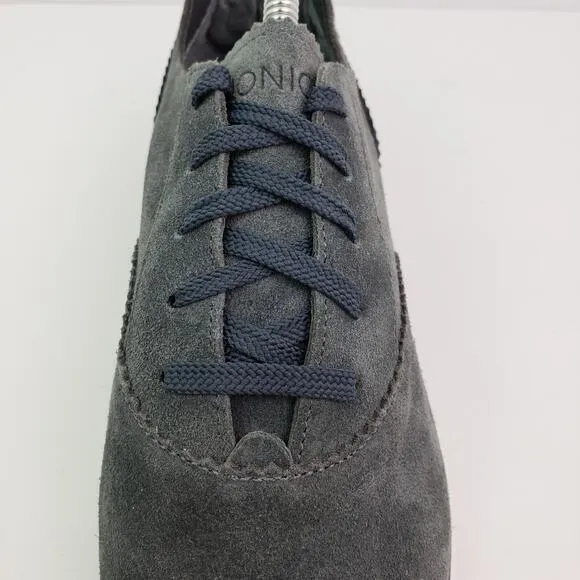 Vionic 355 Taylor Womens Size 11 Wide Grey Suede Casual Comfort Sneaker Shoes