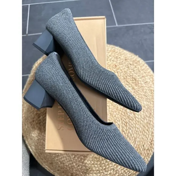 VIVAIA Square-Toe Chunky Heels gray size EUR 41 US 9.5‎