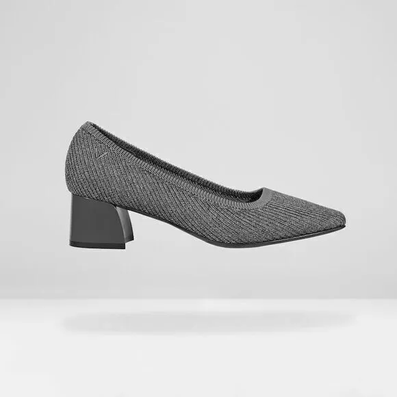 VIVAIA Square-Toe Chunky Heels gray size EUR 41 US 9.5‎