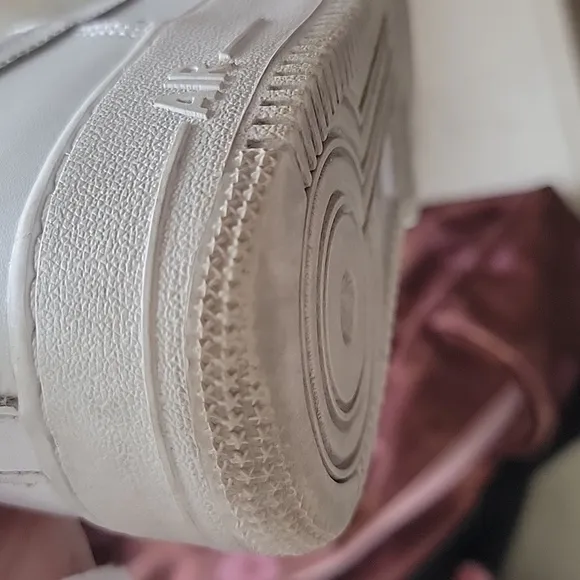 White Nike airforce shoes