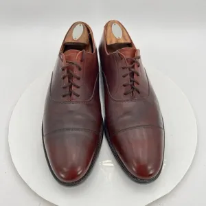 Wildsmith Men Sz UK8.5 US9.5 D Brown Copper Leather Cap Toe Lace Up Oxford Shoes