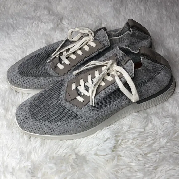 Wolf &amp; Shepherd Men’ Gray &amp; White Size 11M 🐺 Shoes Made in Portugal 🇵🇹