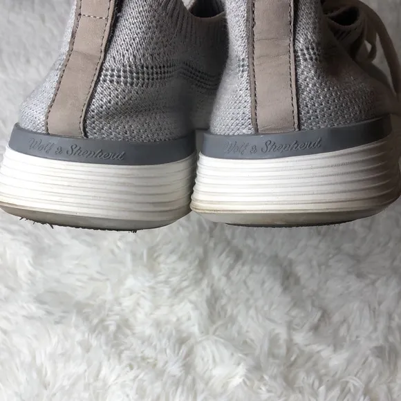 Wolf &amp; Shepherd Men’ Gray &amp; White Size 11M 🐺 Shoes Made in Portugal 🇵🇹