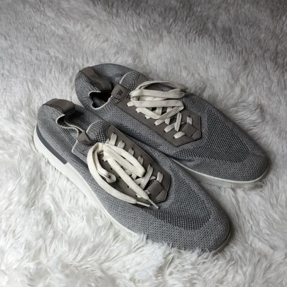 Wolf &amp; Shepherd Men’ Gray &amp; White Size 11M 🐺 Shoes Made in Portugal 🇵🇹