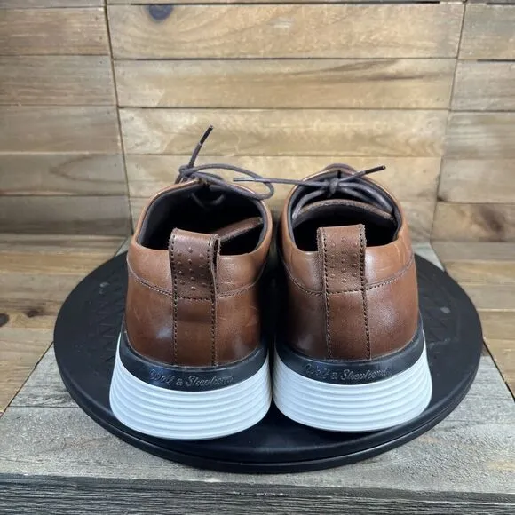 Wolf and Shepherd Mens Size US 8 Crossover Longwing Shoes Brown White Sole