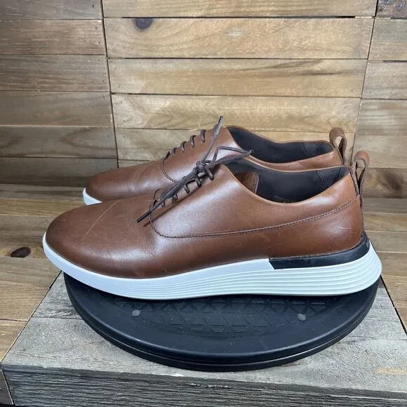 Wolf and Shepherd Mens Size US 8 Crossover Longwing Shoes Brown White Sole