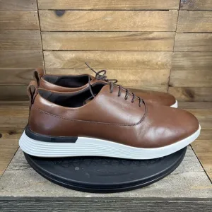 Wolf and Shepherd Mens Size US 8 Crossover Longwing Shoes Brown White Sole