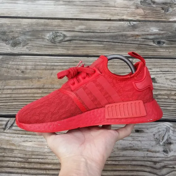 Women adidas NMD R1 Lush Red Running Shoes Sneakers
