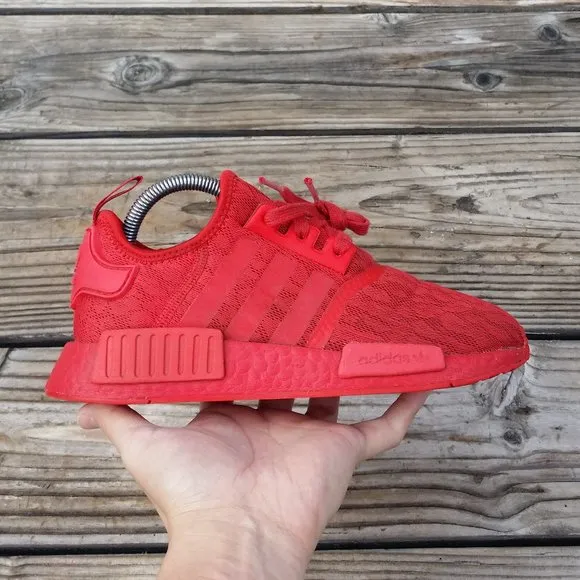 Women adidas NMD R1 Lush Red Running Shoes Sneakers