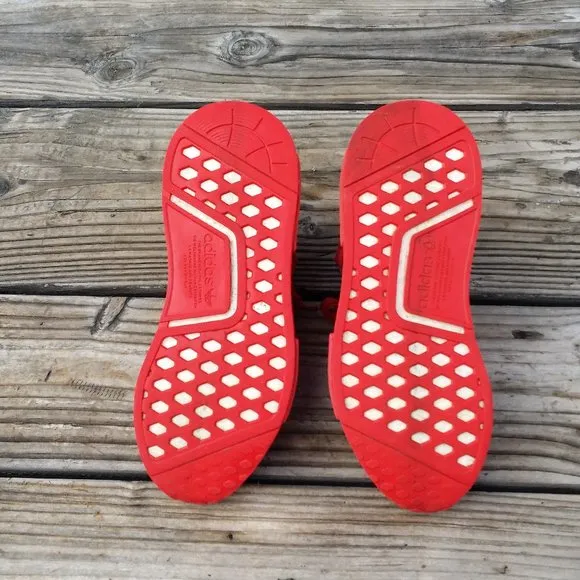 Women adidas NMD R1 Lush Red Running Shoes Sneakers