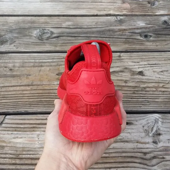 Women adidas NMD R1 Lush Red Running Shoes Sneakers