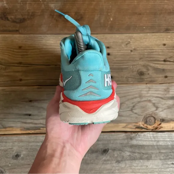 Women Hoka One One Clifton 8 Aquarella Running Shoes Sneakers