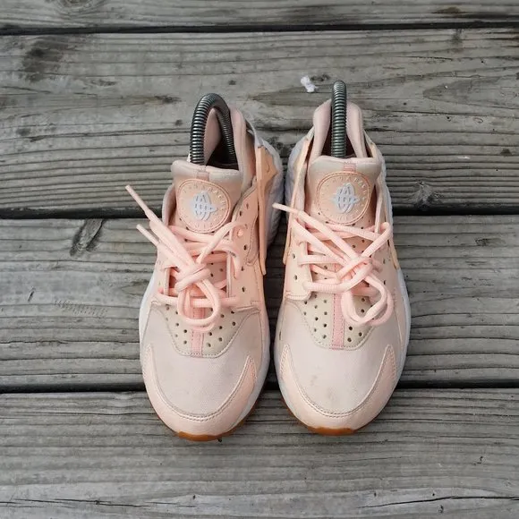 Women Nike Air Huarache Run Sunset Tint Running Shoes Sneakers