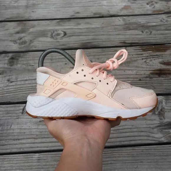 Women Nike Air Huarache Run Sunset Tint Running Shoes Sneakers