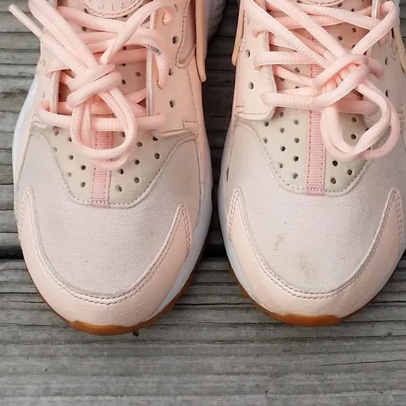 Women Nike Air Huarache Run Sunset Tint Running Shoes Sneakers