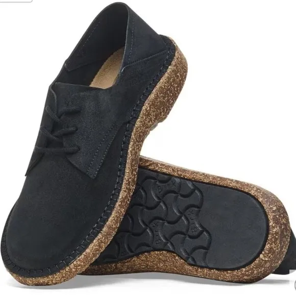 Women’s BIRKENSTOCK GARY SUEDE LEATHER SHOES Size Euro 37 US 6/6.5
