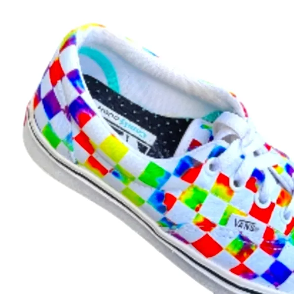 Womens Colorful ComfyCush Era Vans Sneakers