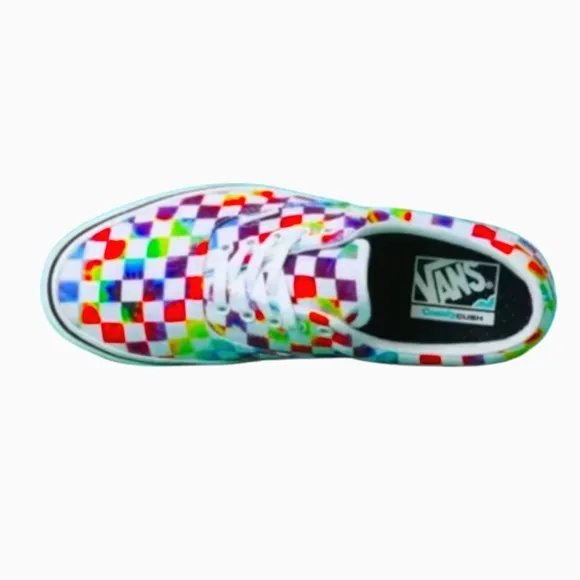 Womens Colorful ComfyCush Era Vans Sneakers