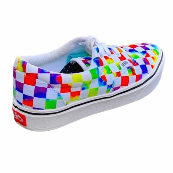 Womens Colorful ComfyCush Era Vans Sneakers