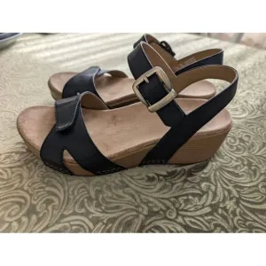 Women's Dansko Laurie Black Burnished Calf