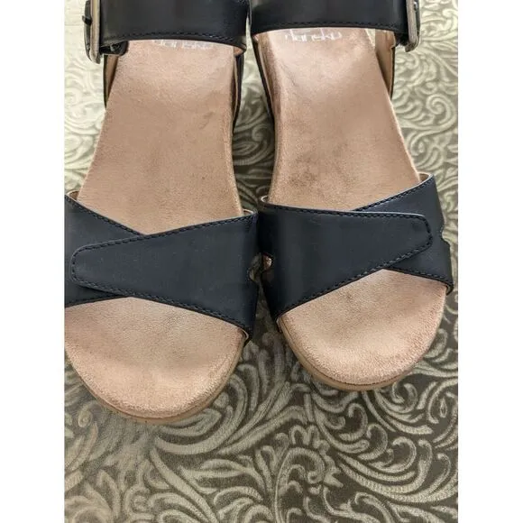 Women's Dansko Laurie Black Burnished Calf
