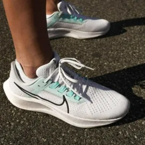 🤩Women's Shoes Nike Air Zoom Pegasus 38 Road Running White Green CW7358-102 New