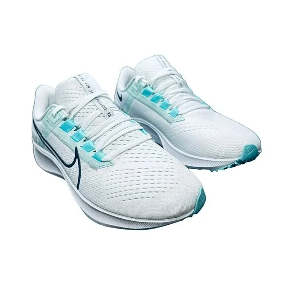 🤩Women's Shoes Nike Air Zoom Pegasus 38 Road Running White Green CW7358-102 New