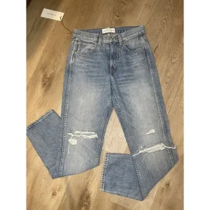 Women's Slvrlake Jeans Virginia Slim Crossroads Distressed Size 25