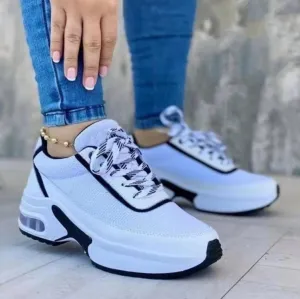 Women’s Thick Sole Mesh Casual Sneakers